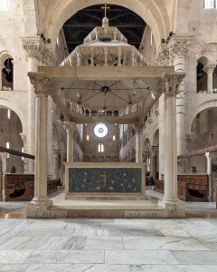 Alfano da Termoli, Ciborio, XIII sec. / ricostruito nel 1955 - cattedrale Santa Maria di Bari