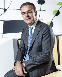 Vincenzo Fiore, CEO di Auriga SpA, nell'Ufficio della sede di Bari